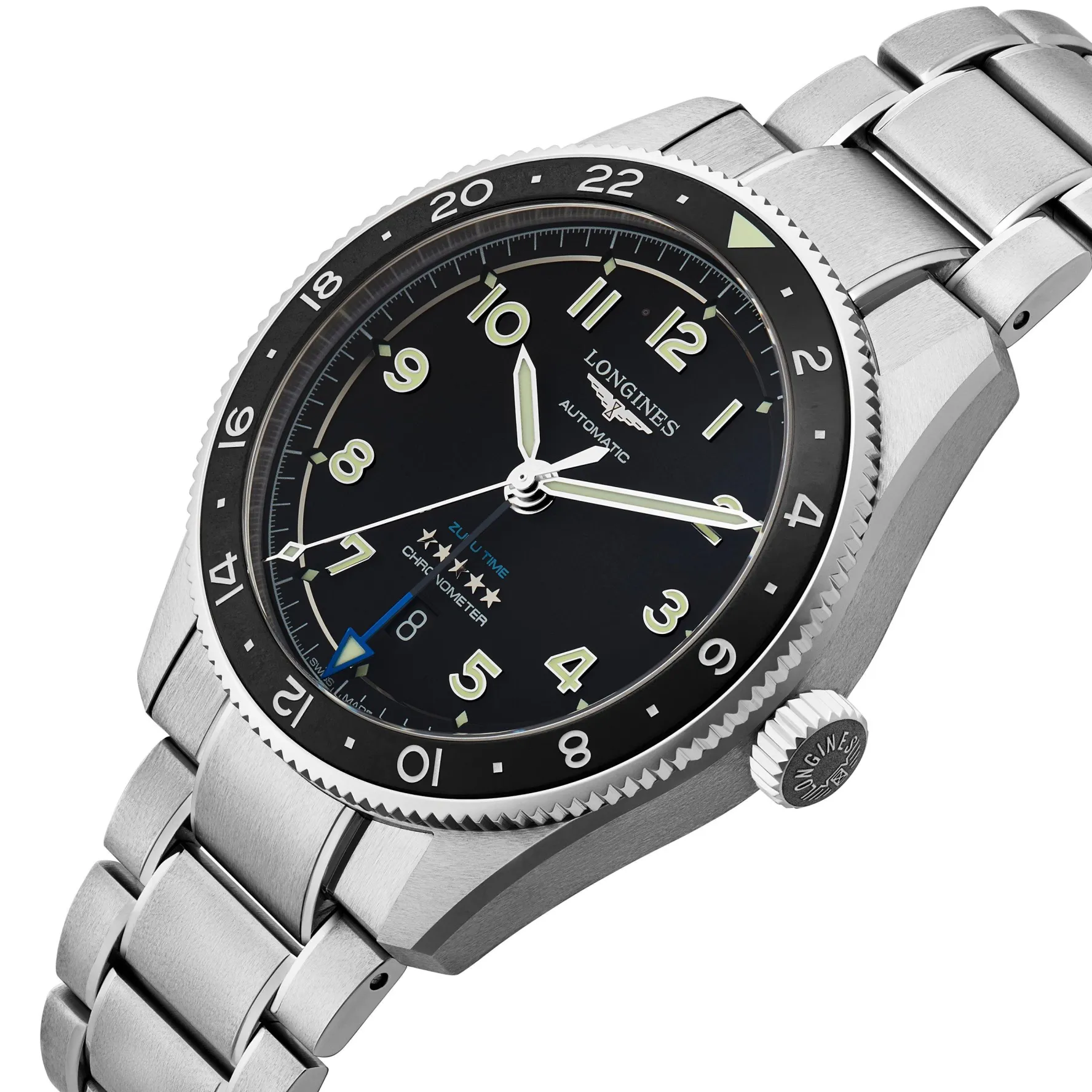Longines Spirit Zulu Time 42mm Automatic Men’s Watch