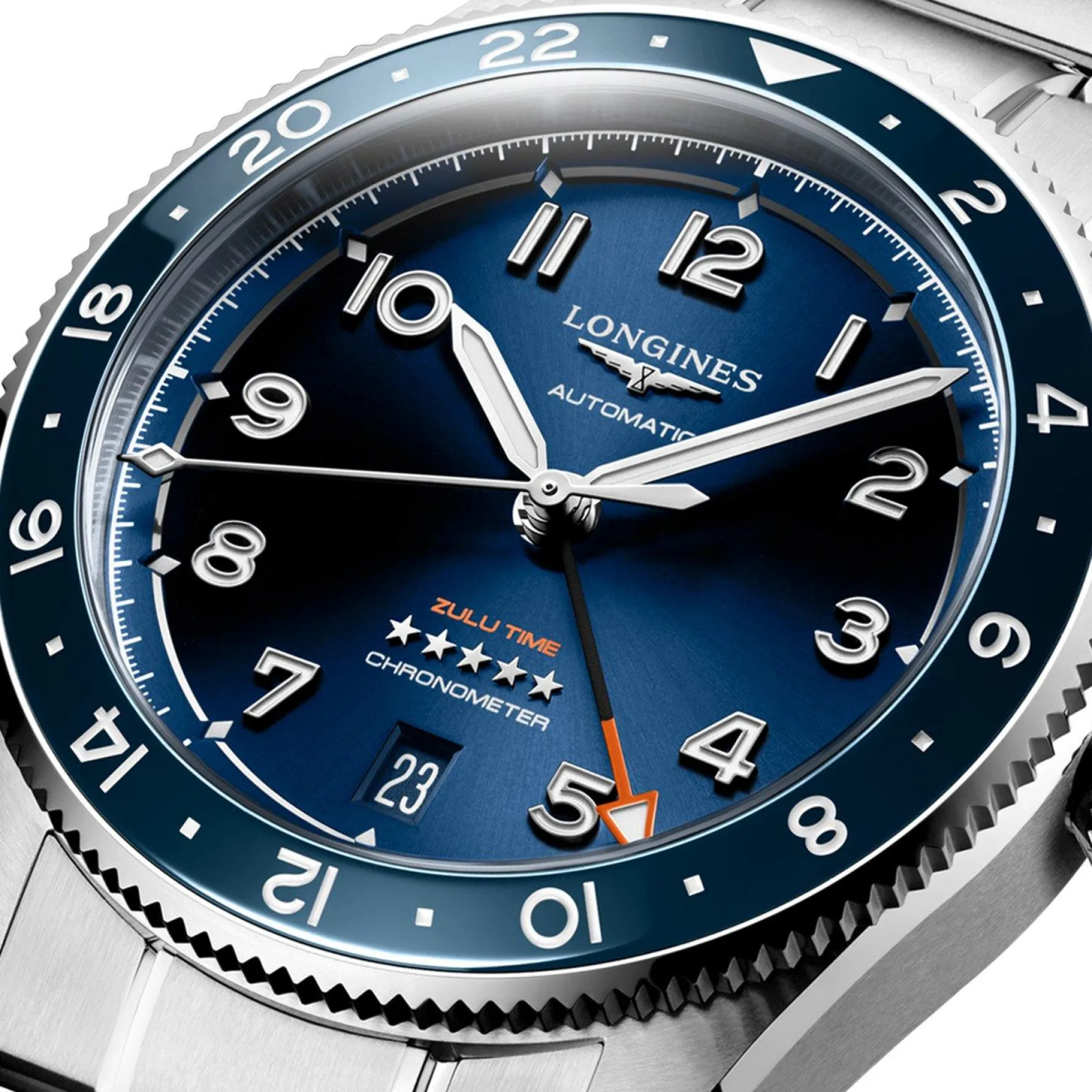 Longines Spirit Zulu Time 39mm Automatic Men’s Watch