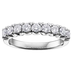Maple Leaf Diamonds 18ct White Gold Diamond Half Eternity Ring