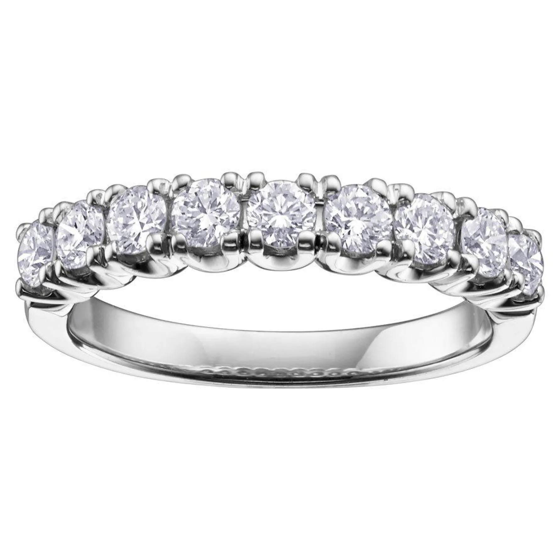 Maple Leaf Diamonds 18ct White Gold Diamond Half Eternity Ring