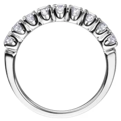 Maple Leaf Diamonds 18ct White Gold Diamond Half Eternity Ring