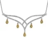 Maple Leaf Diamonds 18ct White Gold Diamond Necklace