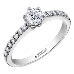 Maple Leaf Diamonds 18ct White Gold Diamond Ring
