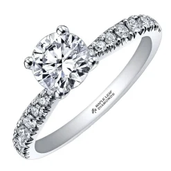 Maple Leaf Diamonds 18ct White Gold Diamond Solitaire Ring