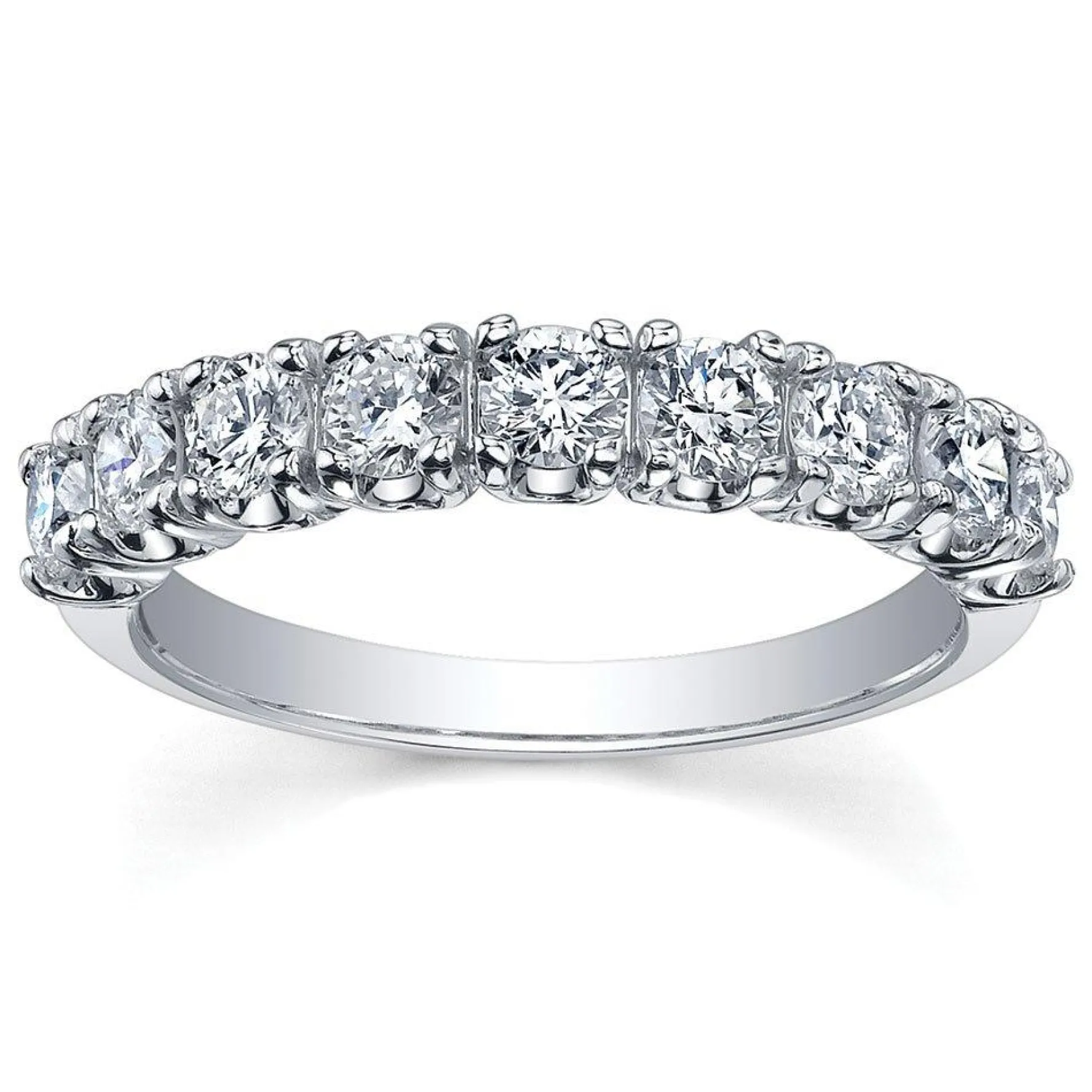 Maple Leaf Diamonds 18ct White Gold Half Eternity Ring