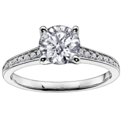 Maple Leaf Diamonds 18ct White Gold Diamond Solitaire Ring