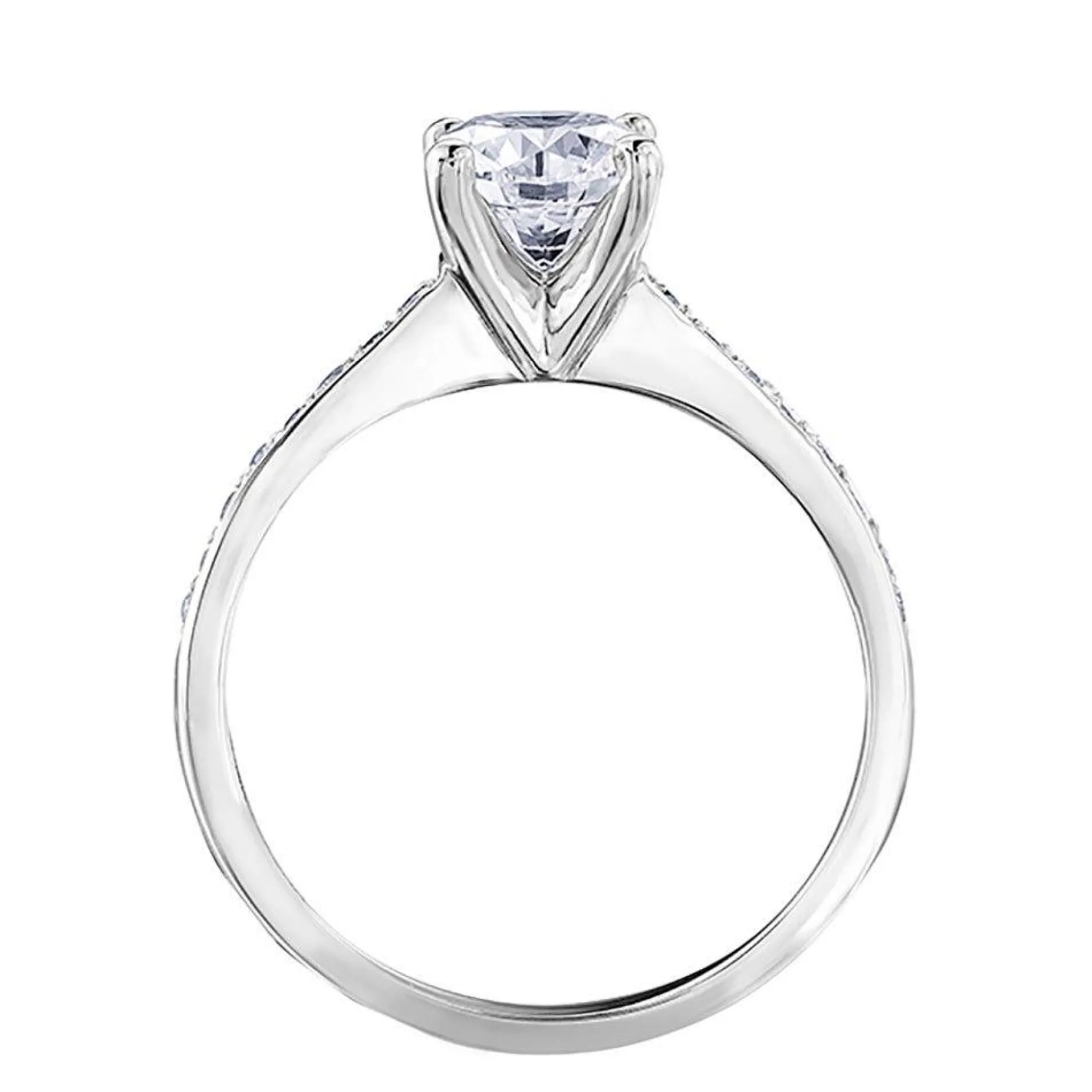 Maple Leaf Diamonds 18ct White Gold Diamond Solitaire Ring