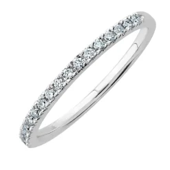 Maple Leaf Diamonds 18ct White Gold Diamond Wedding Ring