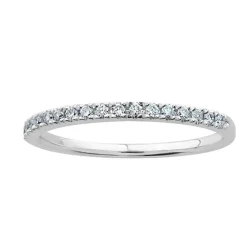 Maple Leaf Diamonds 18ct White Gold Diamond Wedding Ring