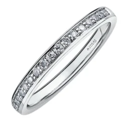 Maple Leaf Diamonds 18ct White Gold Diamond 2.3mm Wedding Ring