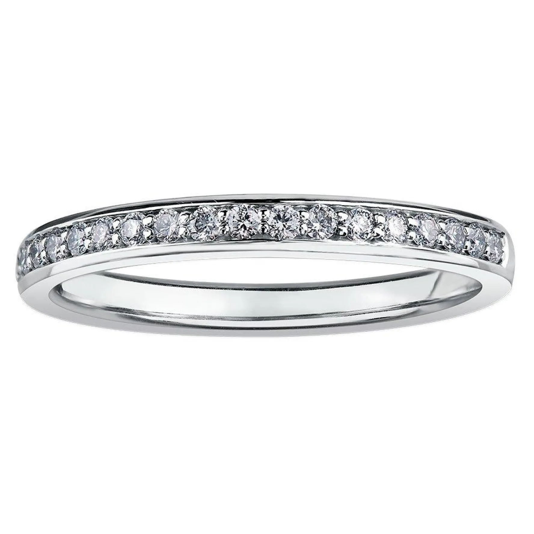 Maple Leaf Diamonds 18ct White Gold Diamond 2.3mm Wedding Ring
