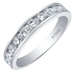 Maple Leaf Diamonds 18ct White Gold Half Eternity Ring