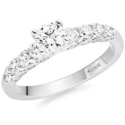 Maple Leaf Diamonds 18ct White Gold Diamond Solitaire Ring