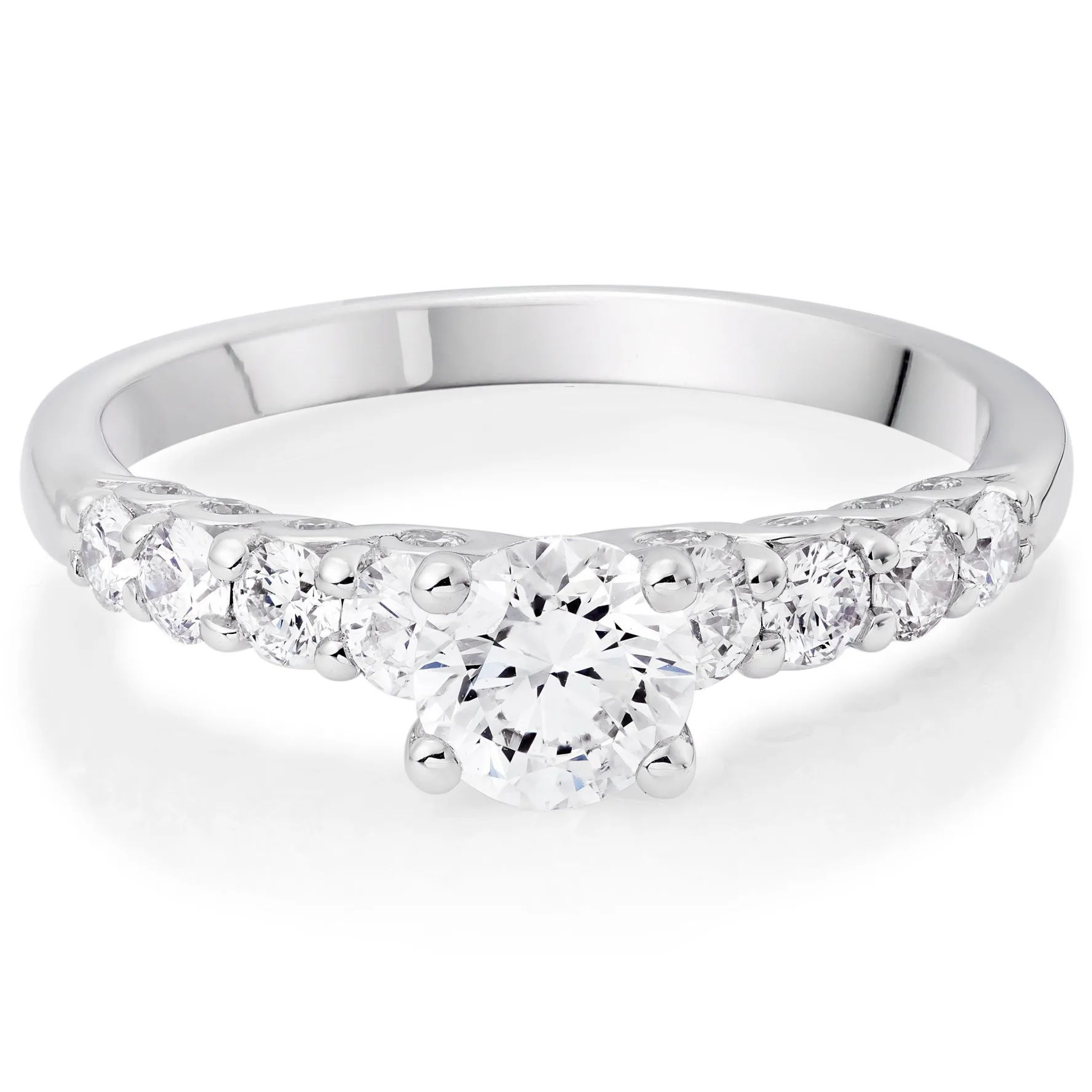 Maple Leaf Diamonds 18ct White Gold Diamond Solitaire Ring
