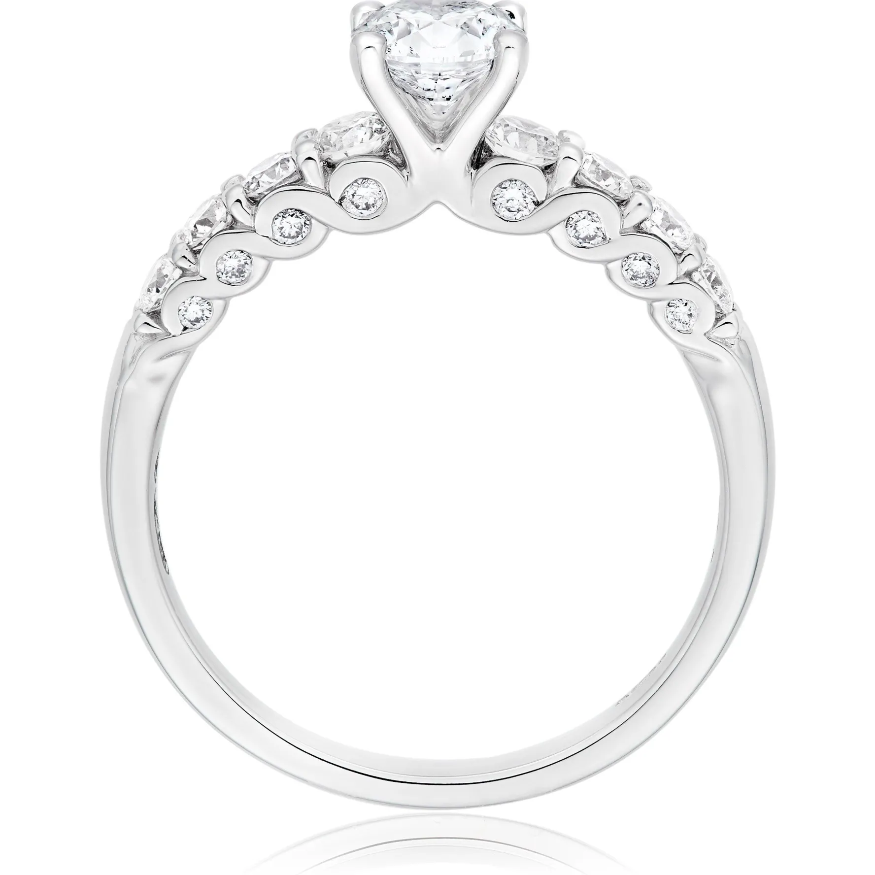 Maple Leaf Diamonds 18ct White Gold Diamond Solitaire Ring
