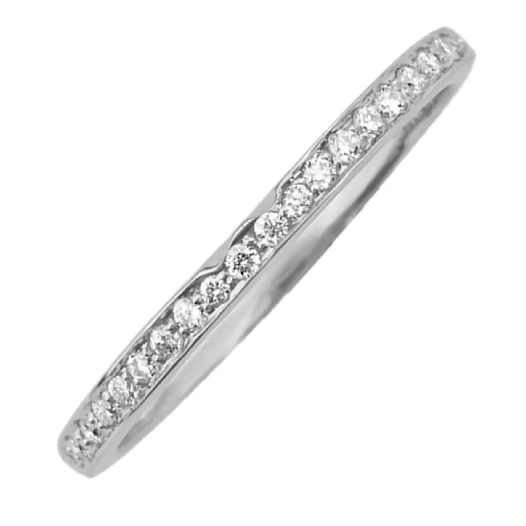 Maple Leaf Diamonds 18ct White Gold Diamond Wedding Ring