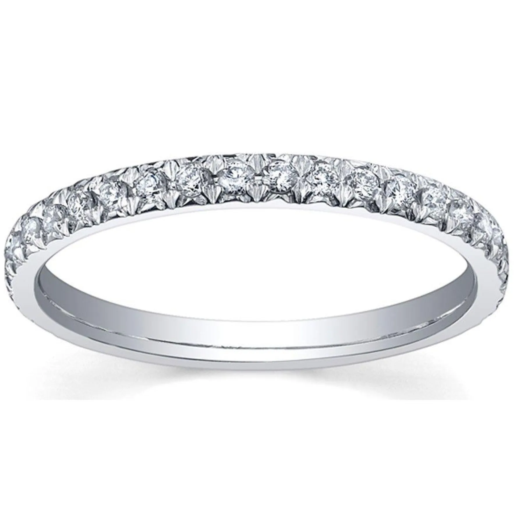 Maple Leaf Diamonds 18ct White Gold Diamond Wedding Ring