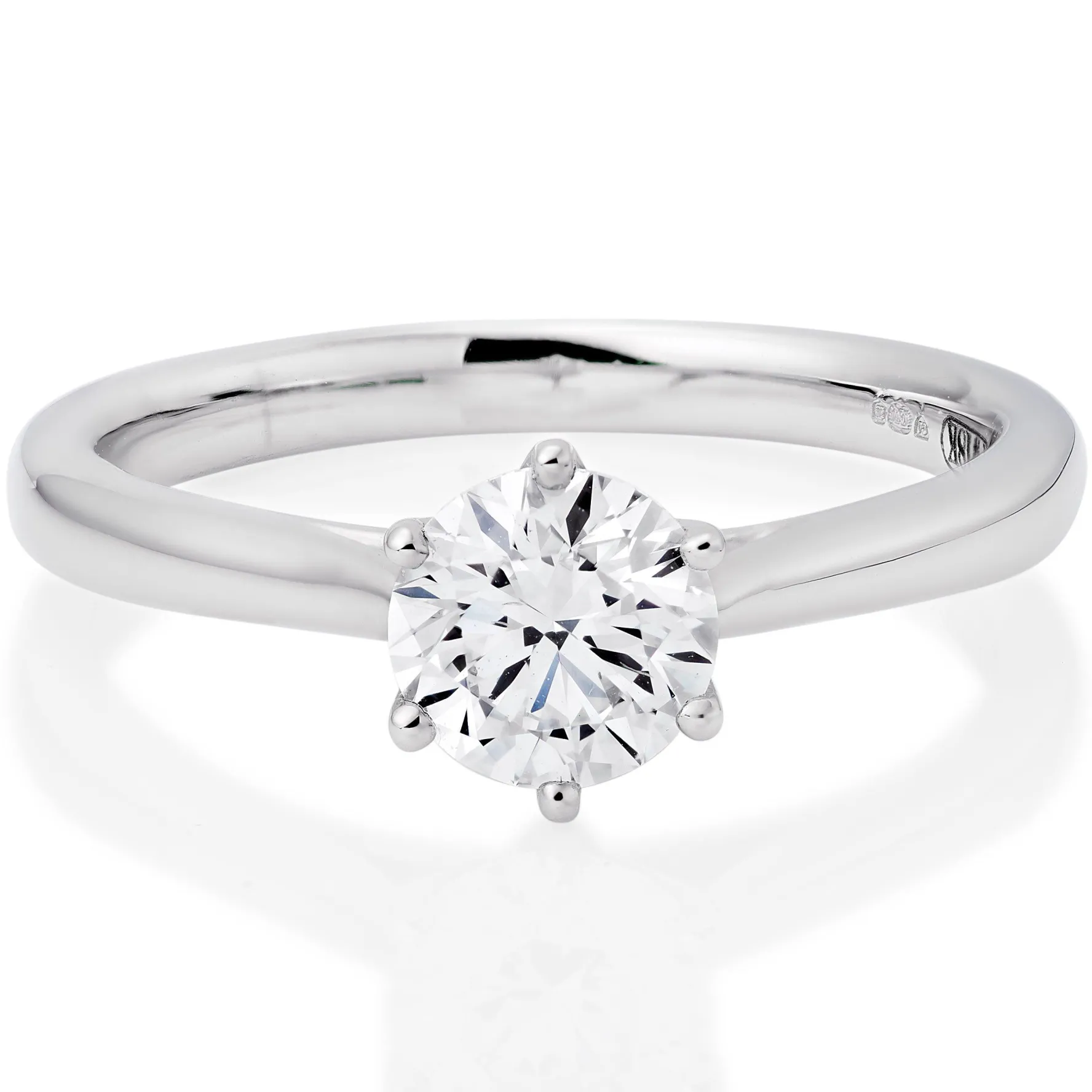 Maple Leaf Diamonds 18ct White Gold Diamond Solitaire Ring