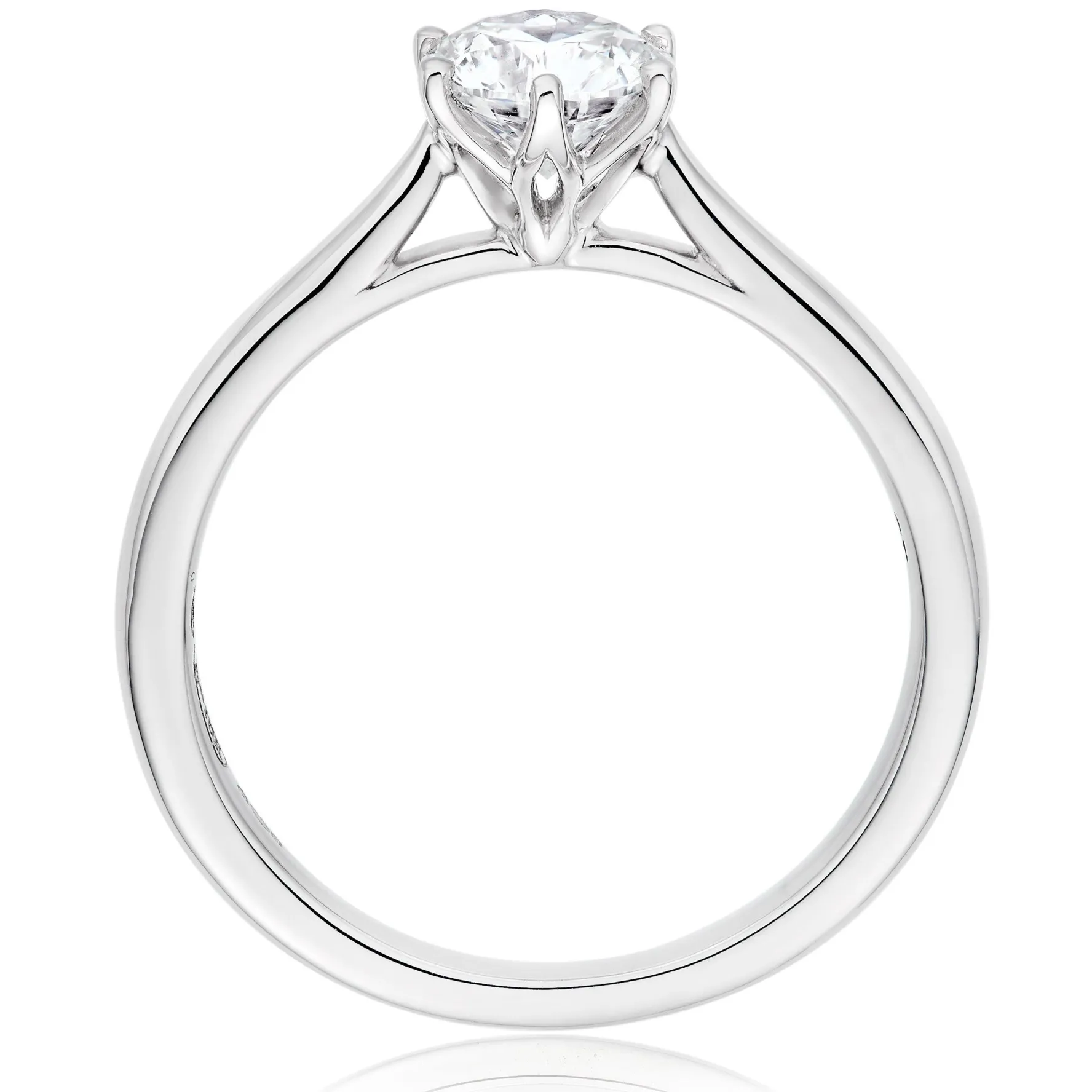 Maple Leaf Diamonds 18ct White Gold Diamond Solitaire Ring