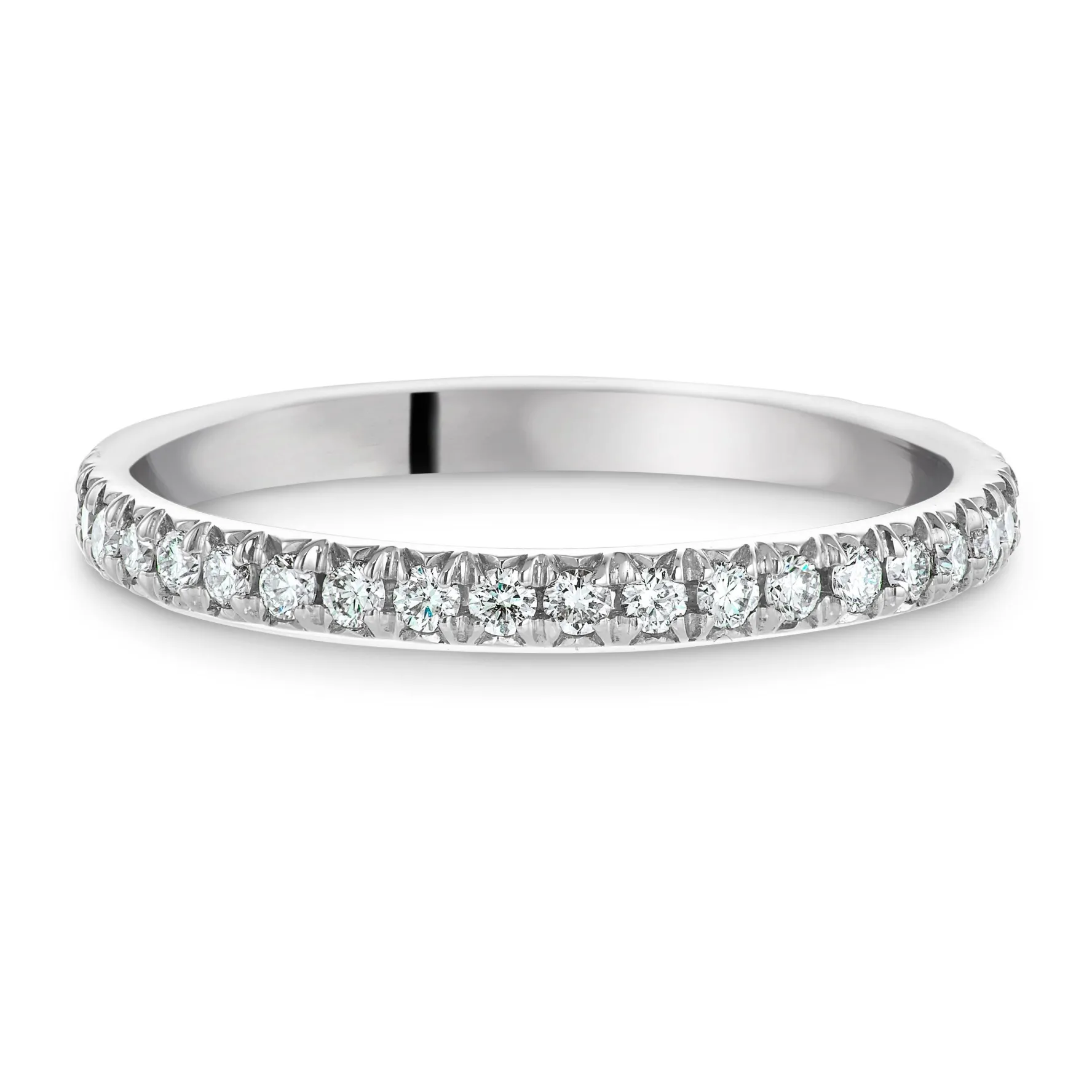 Maple Leaf Diamonds 18ct White Gold Diamond Wedding Ring