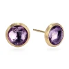 Marco Bicego Jaipur Colour 18ct Yellow Gold Amethyst Stud Earrings