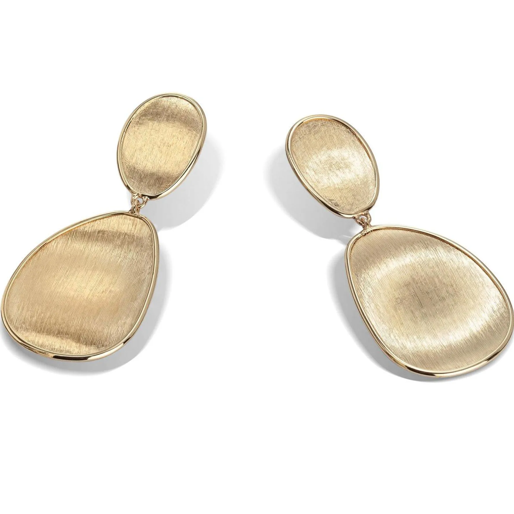 Marco Bicego Lunaria 18ct Yellow Gold Drop Earrings