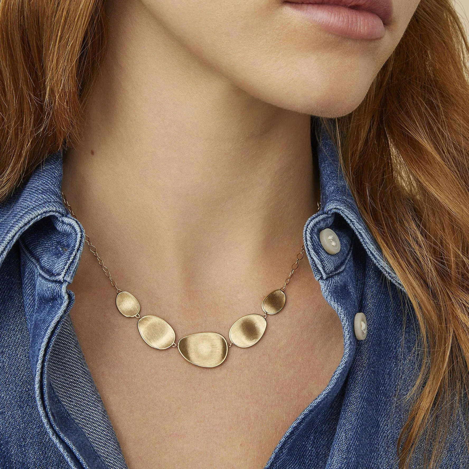 Marco Bicego Lunaria 18ct Yellow Gold Necklace