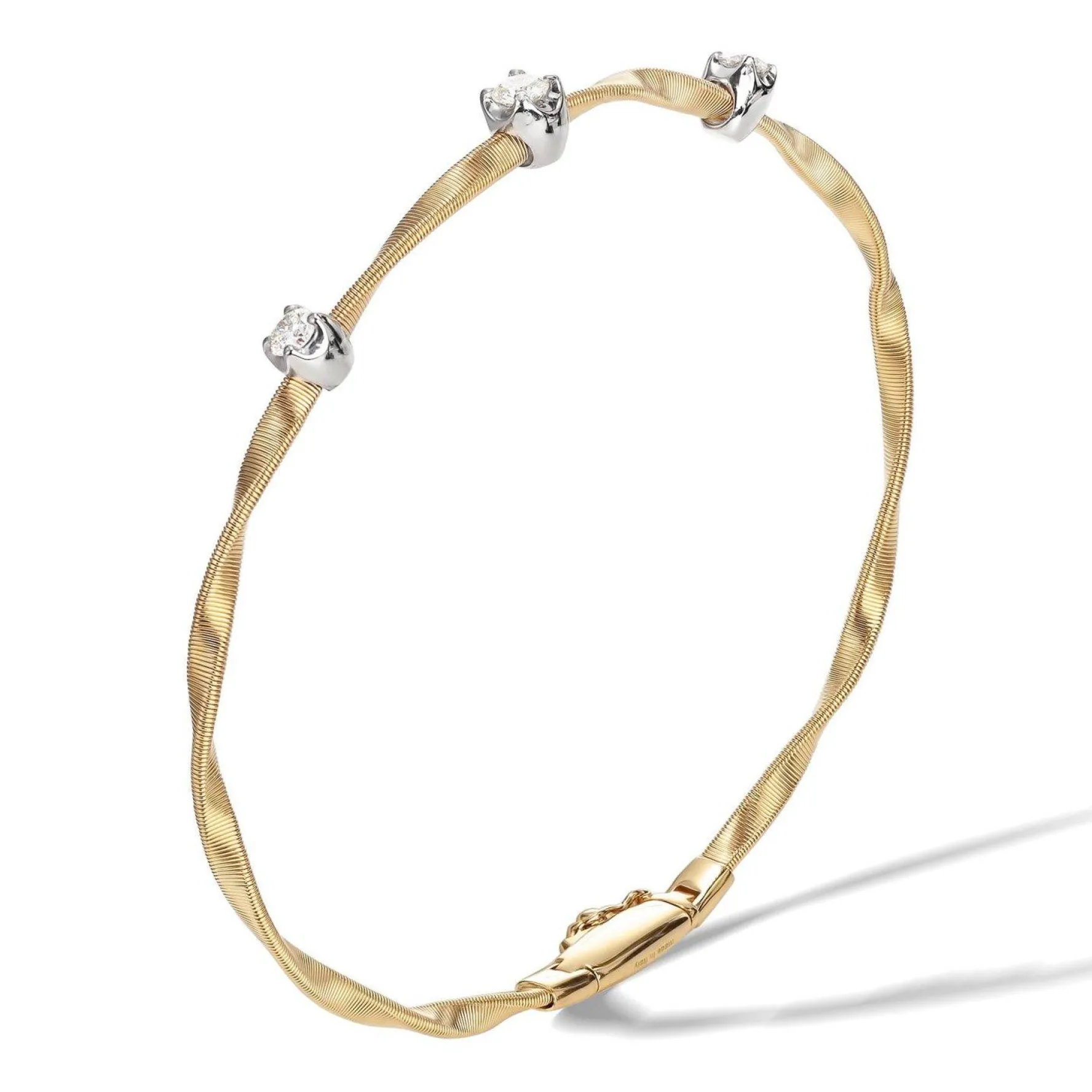 Marco Bicego Marrakech 18ct Yellow Gold Diamond Bracelet