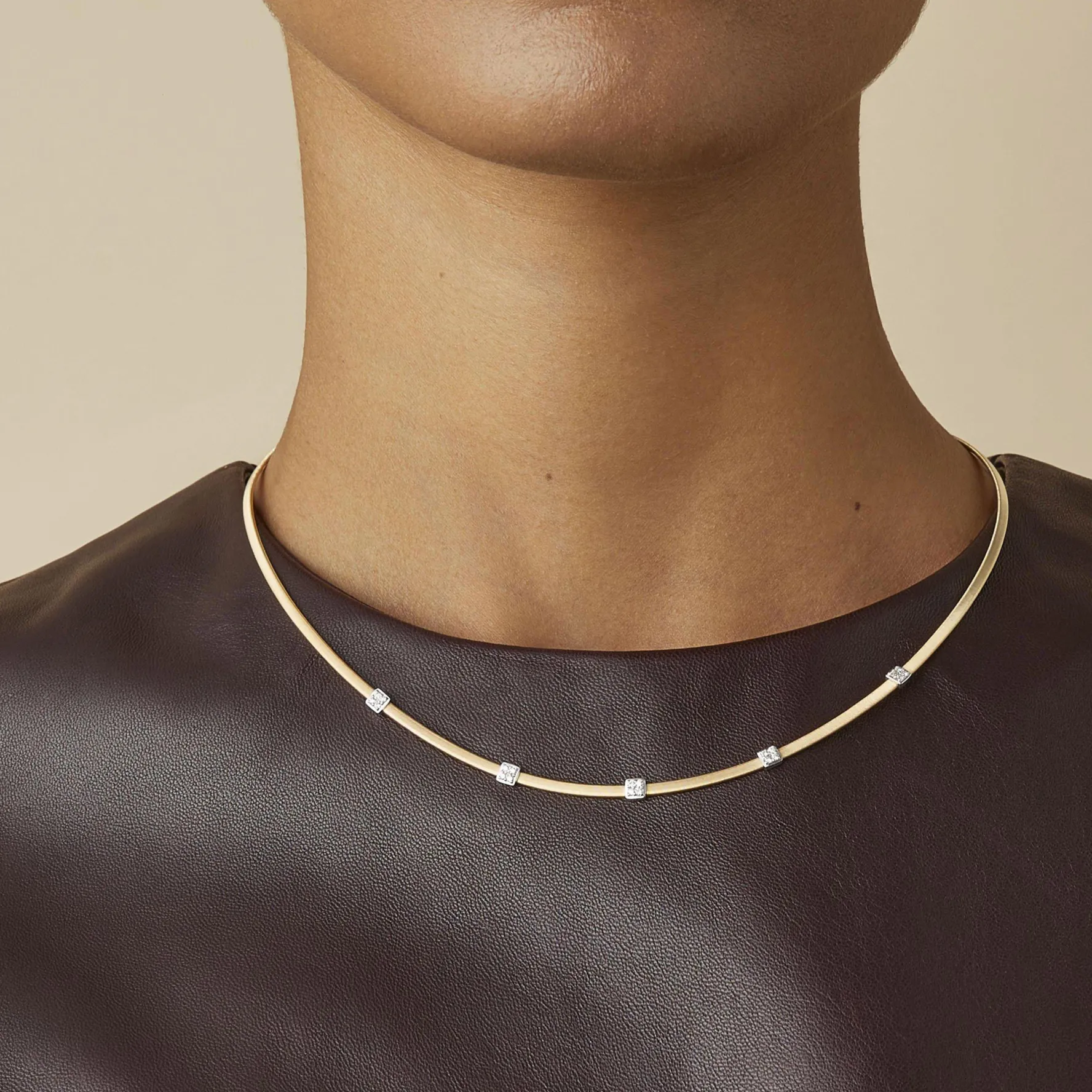 Marco Bicego Masai 18ct Yellow Gold Diamond Necklace