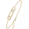 Messika Move Classique Ciselè 18ct Yellow Gold Diamond Bracelet