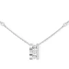 Messika Move Romane 18ct White Gold Diamond Necklace