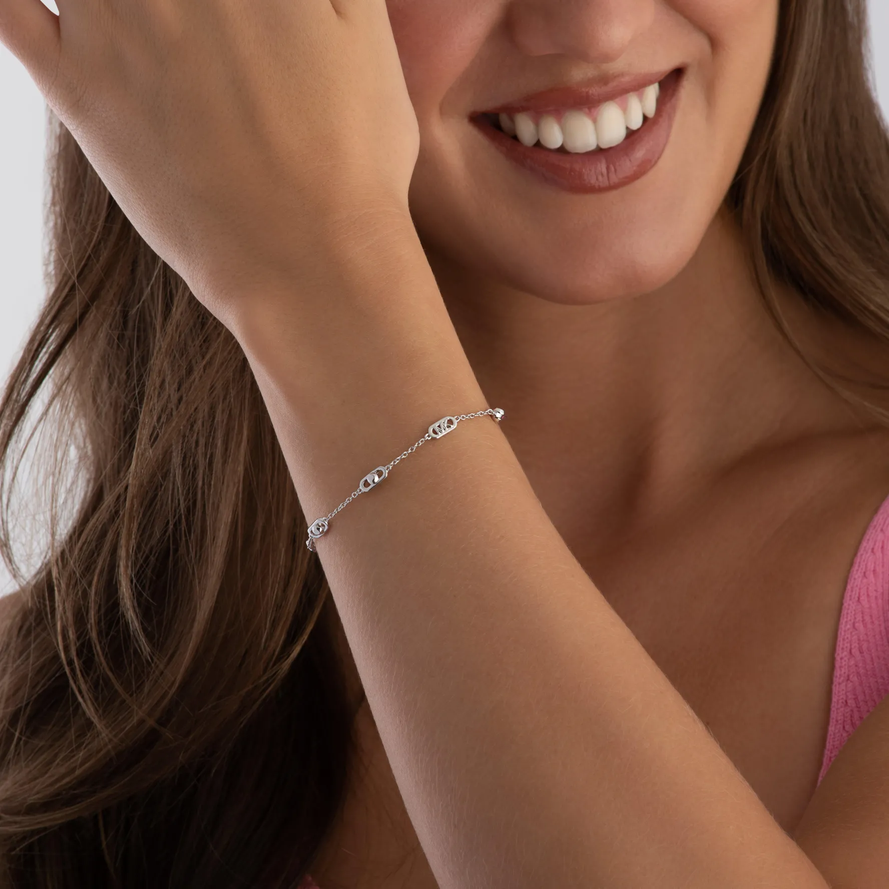 Michael Kors Astor Link Silver Bracelet
