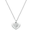 Michael Kors Love Silver Cubic Zirconia Heart Pendant