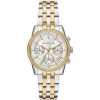Michael Kors Mini Bryant 35mm Stainless Steel and Yellow Gold Tone Crystal Chronograph Ladies Watch