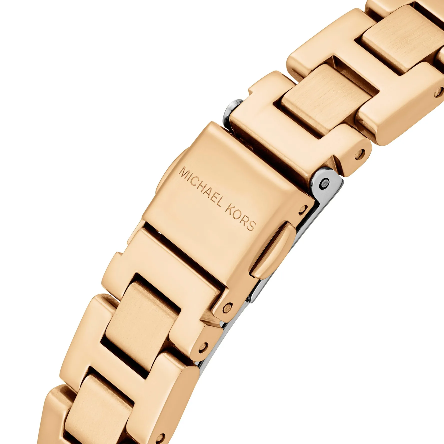 Michael Kors 22mm Yellow Gold Tone Mother of Pearl Crystal Ladies Watch