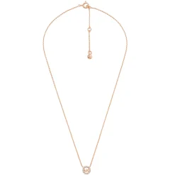 Michael Kors Rose Gold Plated Cubic Zirconia Necklace