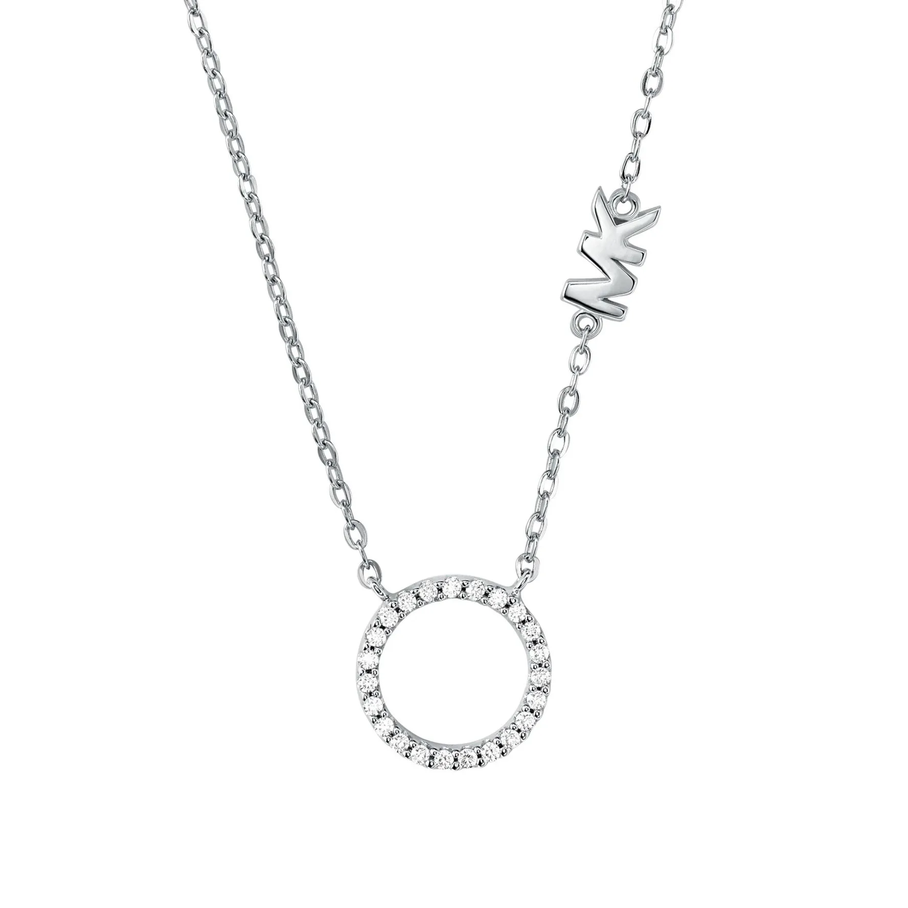 Michael Kors Silver Circle Necklace