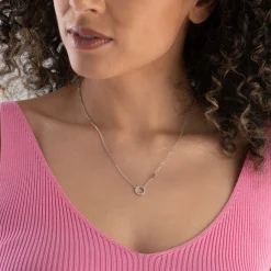 Michael Kors Silver Circle Necklace