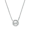 Michael Kors Silver Cubic Zirconia Necklace