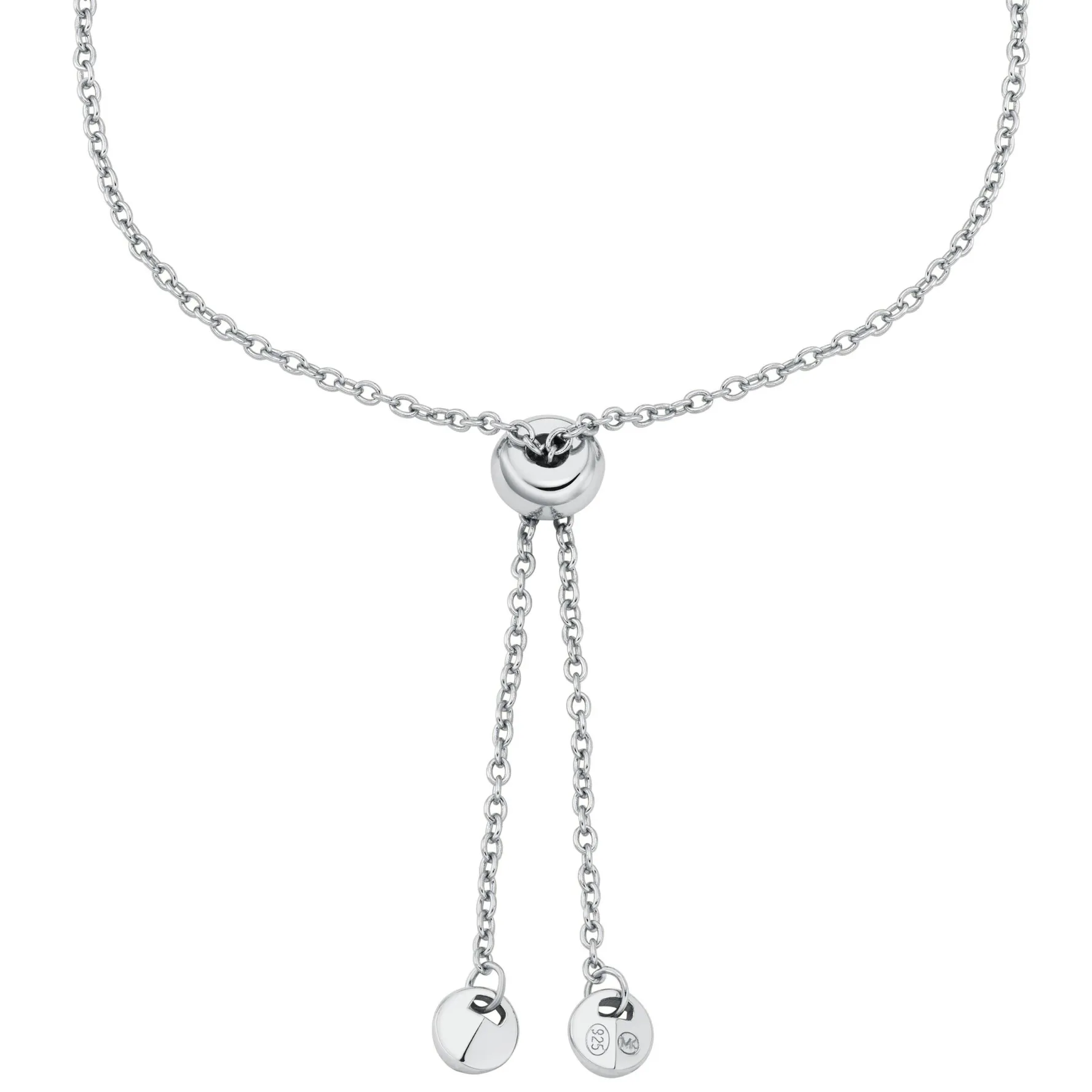 Michael Kors Silver Cubic Zirconia Slider Bracelet