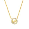 Michael Kors Yellow Gold Plated Cubic Zirconia Necklace