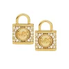 Michael Kors Yellow Gold Plated Cubic Zirconia Stud Earrings