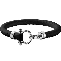 OMEGA Black Rubber Bracelet