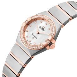 OMEGA Constellation 25mm 18K Sedna Gold Diamond Ladies Watch