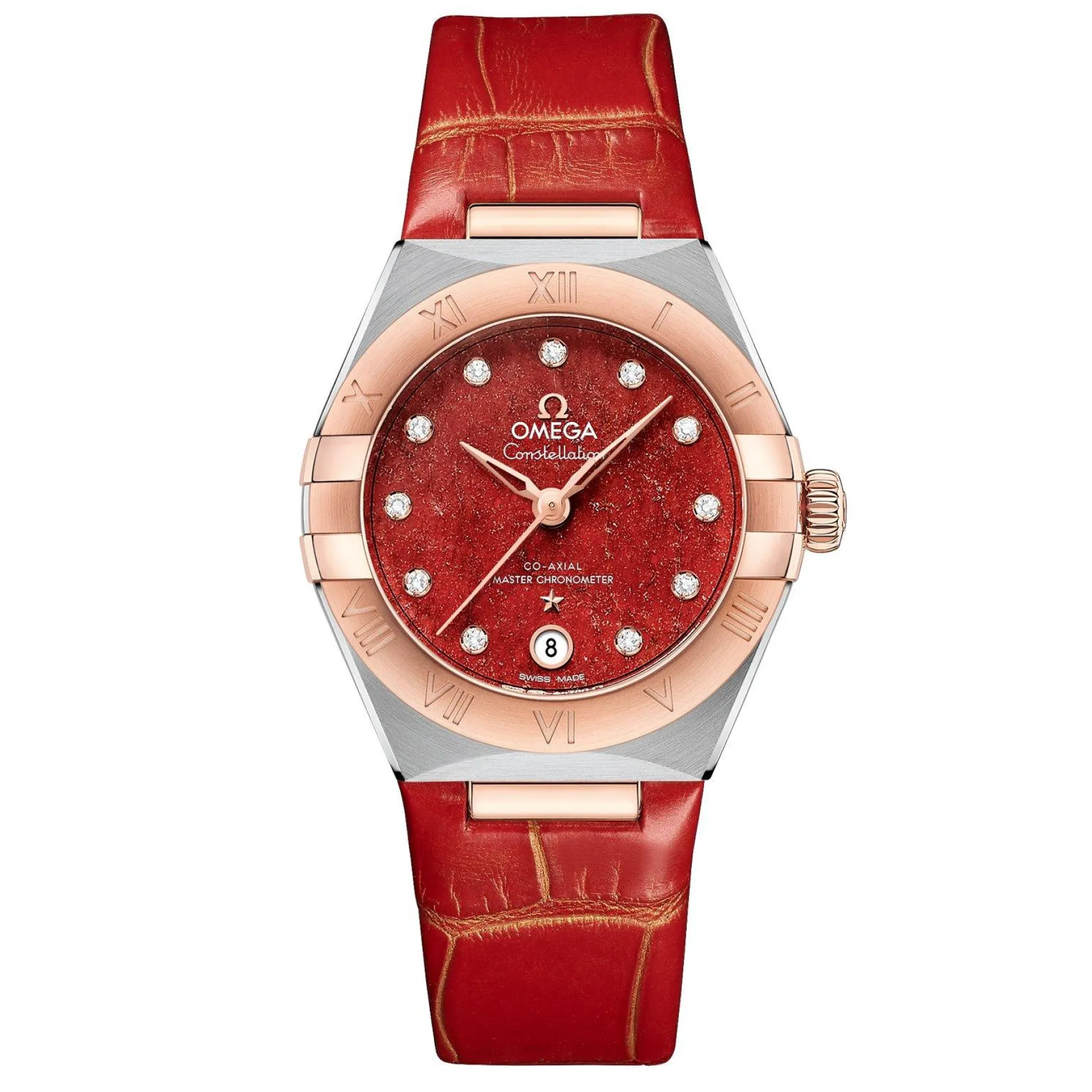 OMEGA Constellation 29mm 18K Sedna Gold Co-Axial Master Chronometer Ladies Watch