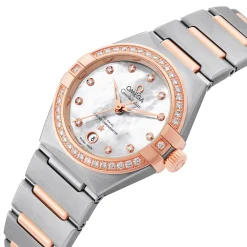 OMEGA Constellation 29mm 18K Sedna Gold Diamond Automatic Ladies Watch