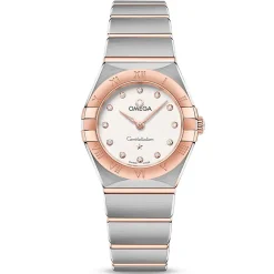 OMEGA Constellation 25mm 18K Sedna Gold Diamond Ladies Watch