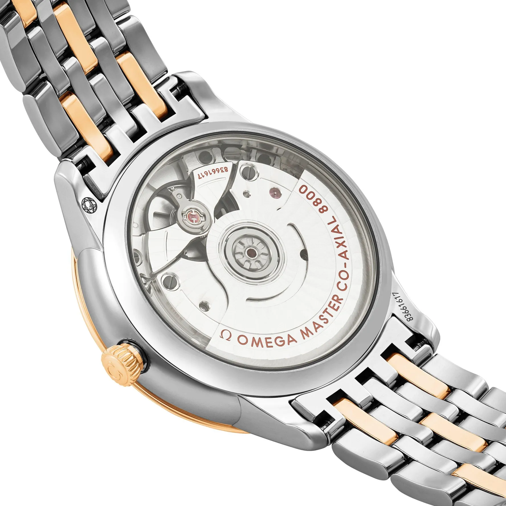 OMEGA De Ville Prestige 34mm Stainless Steel and 18K Yellow Gold Automatic Ladies Watch