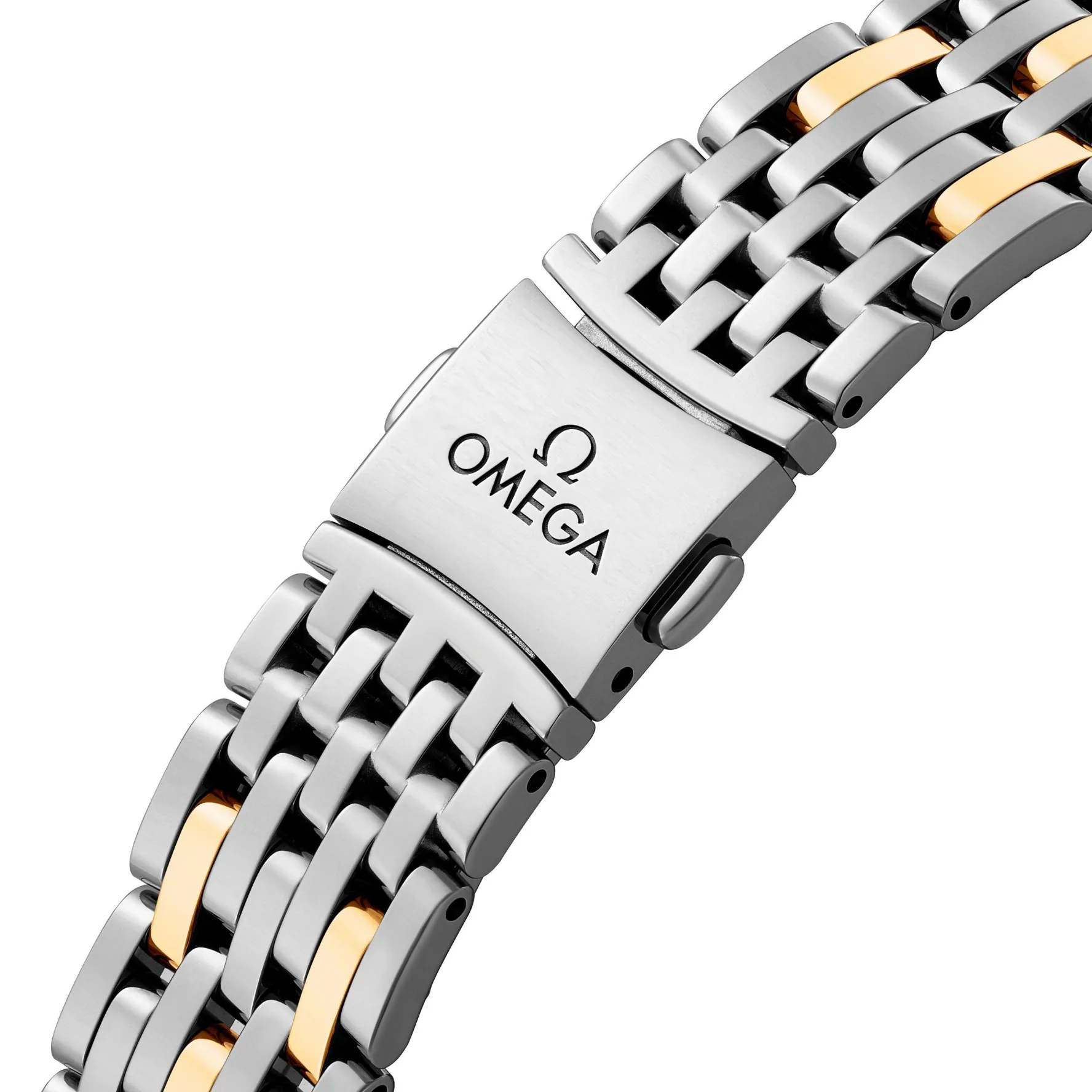 OMEGA De Ville Prestige 34mm Stainless Steel and 18K Yellow Gold Automatic Ladies Watch