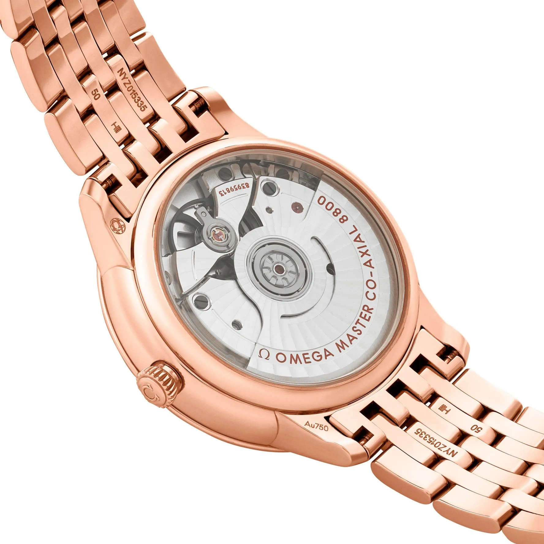 OMEGA De Ville Prestige 34mm 18K Sedna Gold Diamond Automatic Ladies Watch